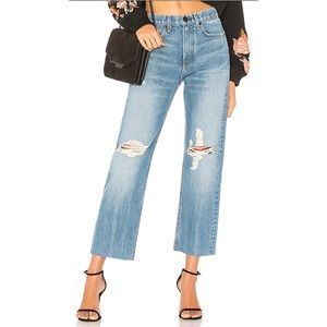 Rag & bone shaker high rise crop jeans
